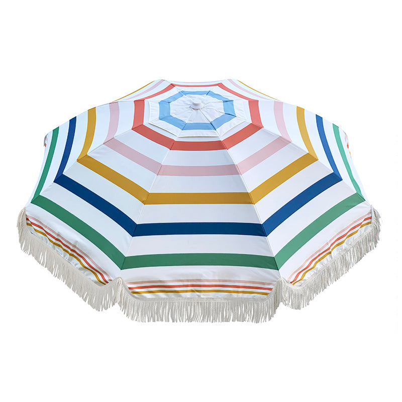 PREMIUM BEACH UMBRELLA- VINTAGE GREEN CHECK – HOUSE SFW