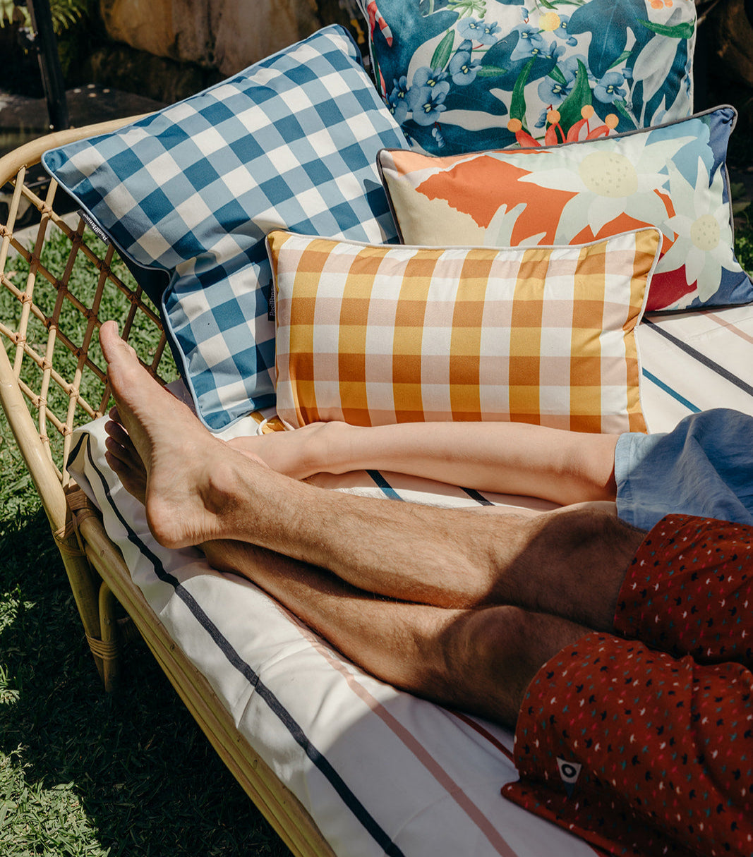 Basil bangs outdoor cushion water repellent fabric indoor outdoor furniture