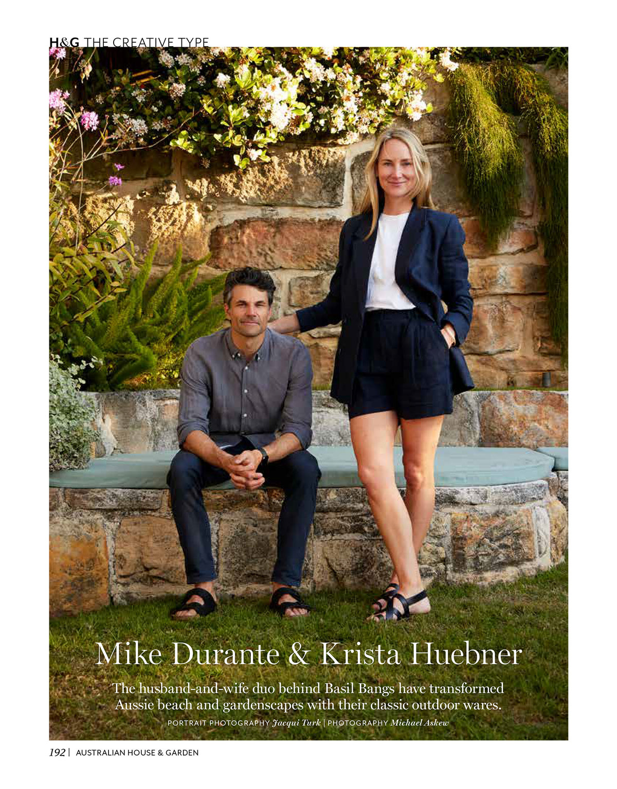 Basil Bangs Founders Mike Durante Krista Huebner