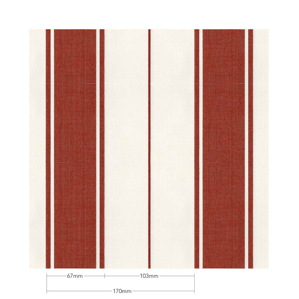 Basil Bangs Al Mare Chestnut fabric swatch, a premium solution-dyed acrylic material.