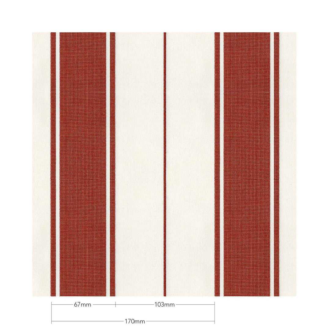 Basil Bangs Al Mare Chestnut fabric swatch, a premium solution-dyed acrylic material.