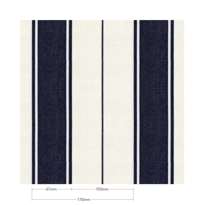 Outdoor Cushion - 30x50 - Al Mare Stripe Marine