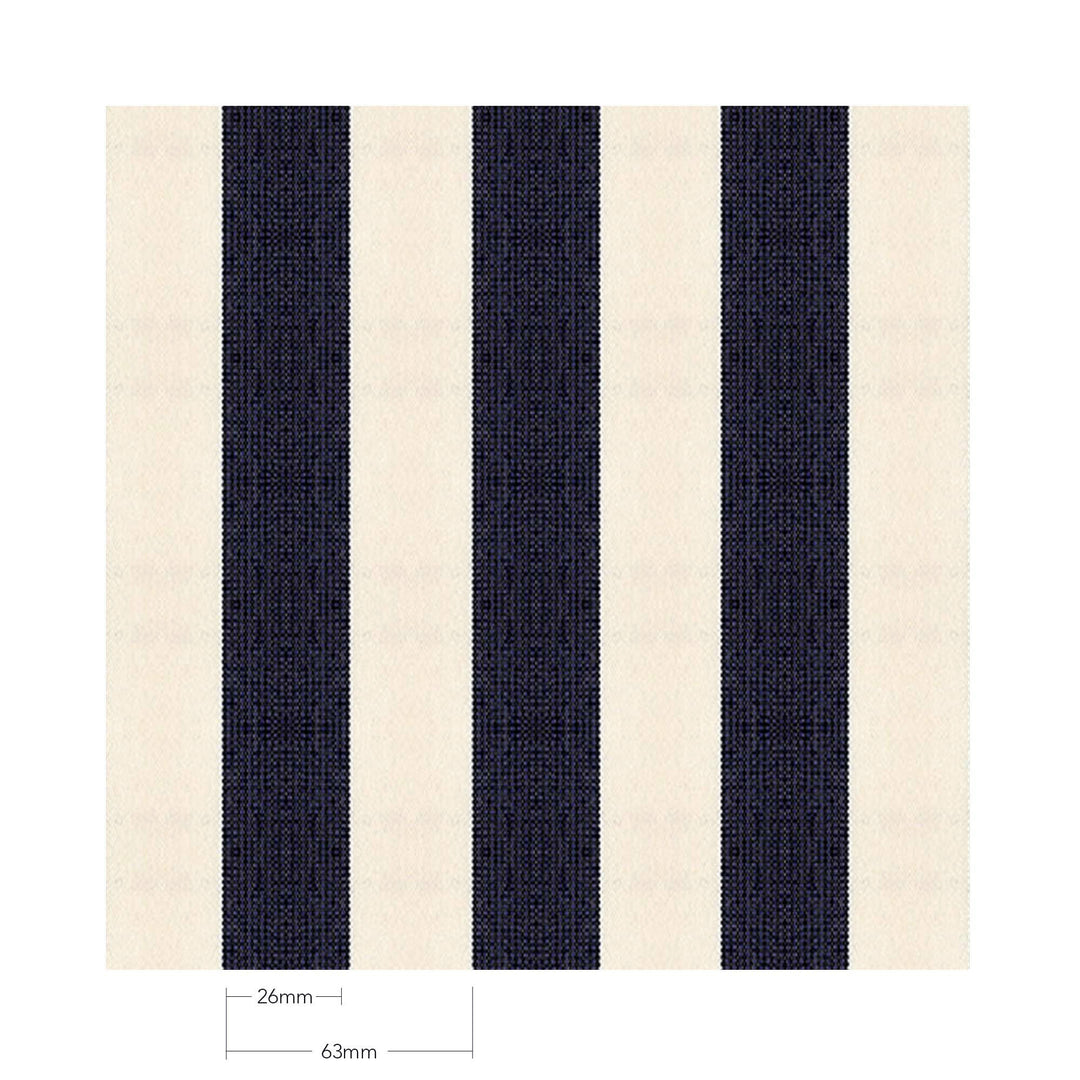 Outdoor Cushion - 30x50 - Amore Stripe Marine