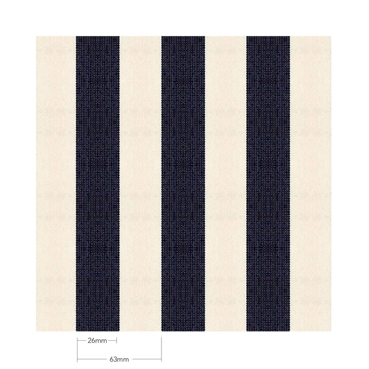 Outdoor Cushion - 30x50 - Amore Stripe Marine