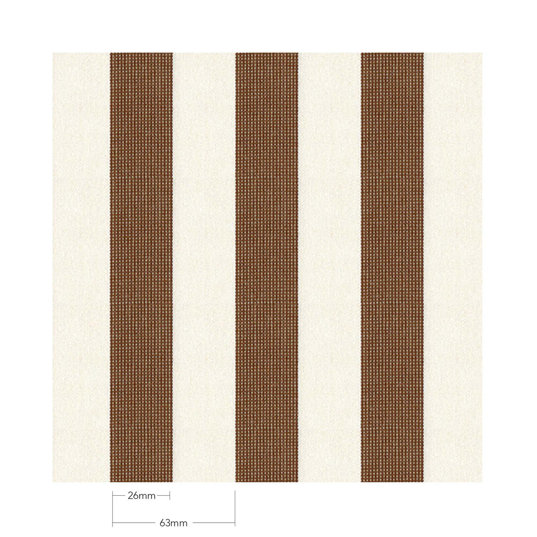 Outdoor Cushion - 50x50 - Amore Stripe Terra