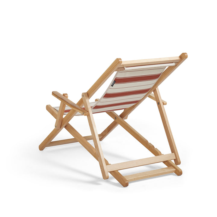 Beppi Sling Chair - Al Mare Stripe Chestnut