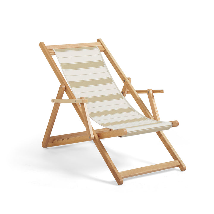 Beppi Sling Chair - Al Mare Stripe Linen