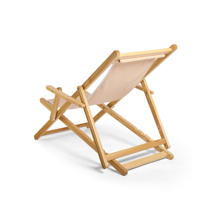 Basil Bangs Beppi Sling Deck Chair in Cava - Back