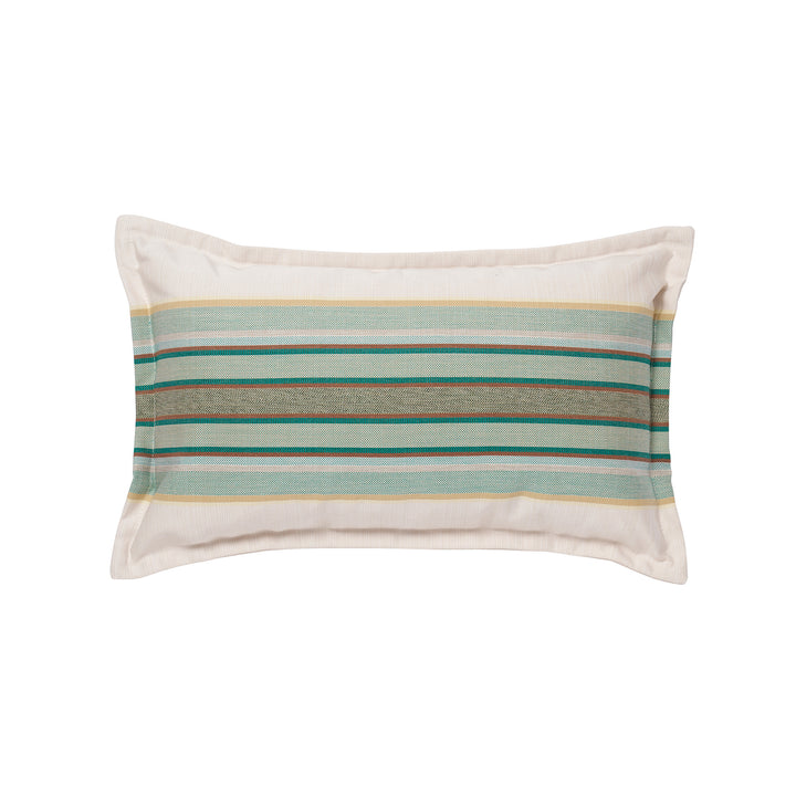 Outdoor Cushion (Cover) - 30x50 - Tailored Stripe - Green/Beige