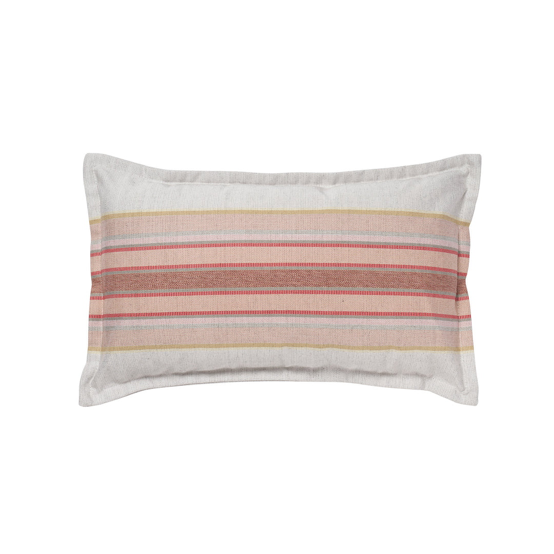Outdoor Cushion (Cover) - 30x50 - Tailored Stripe - Pink/Red