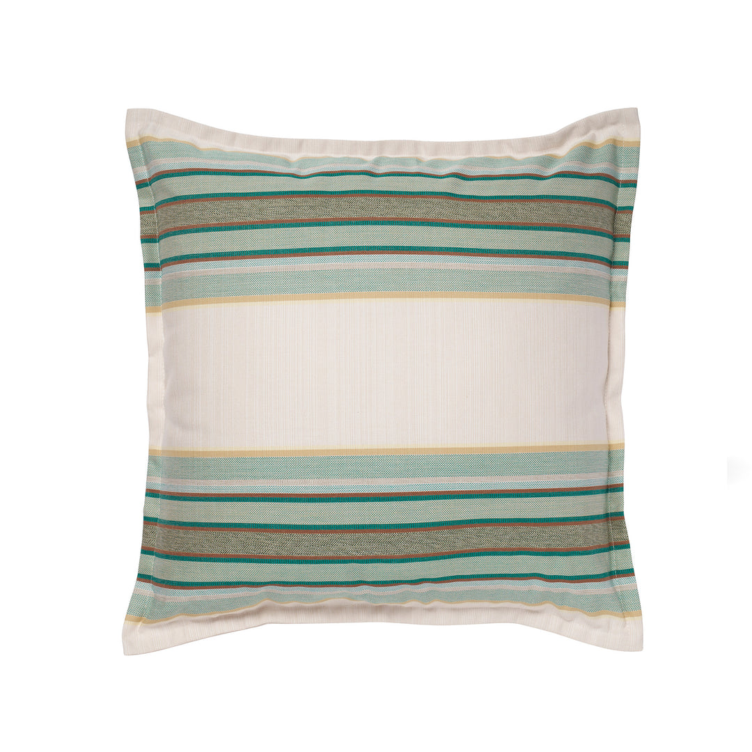 Outdoor Cushion (Cover) - 50x50 - Tailored Stripe - Green/Beige