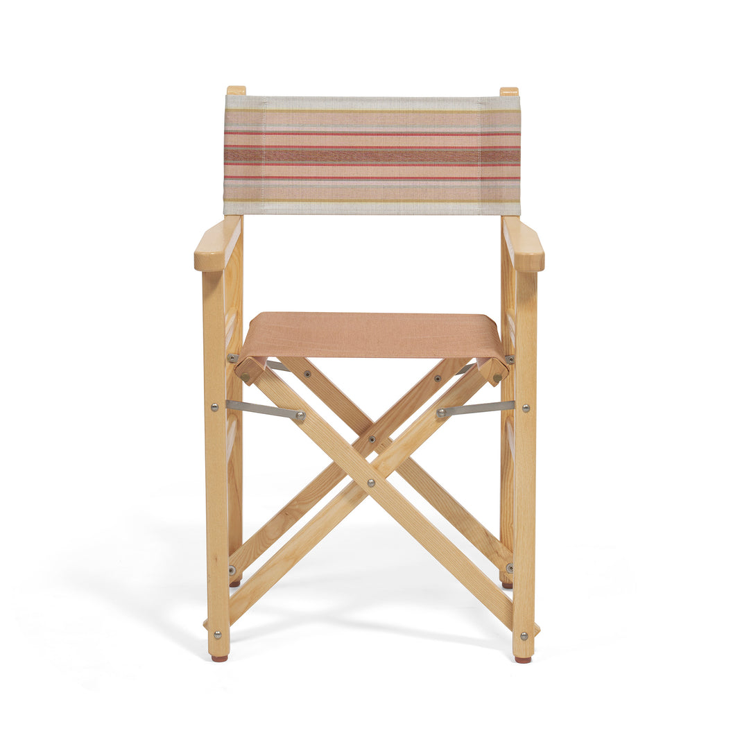 Directors Chair - Tailored Stripe - Pink/Red
