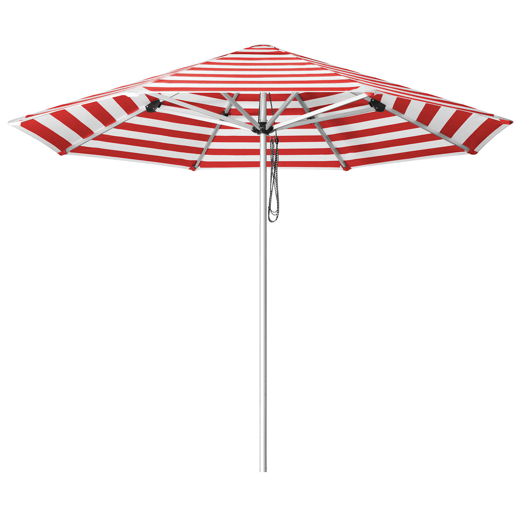 2.8m Go Large Umbrella - Red Stripe