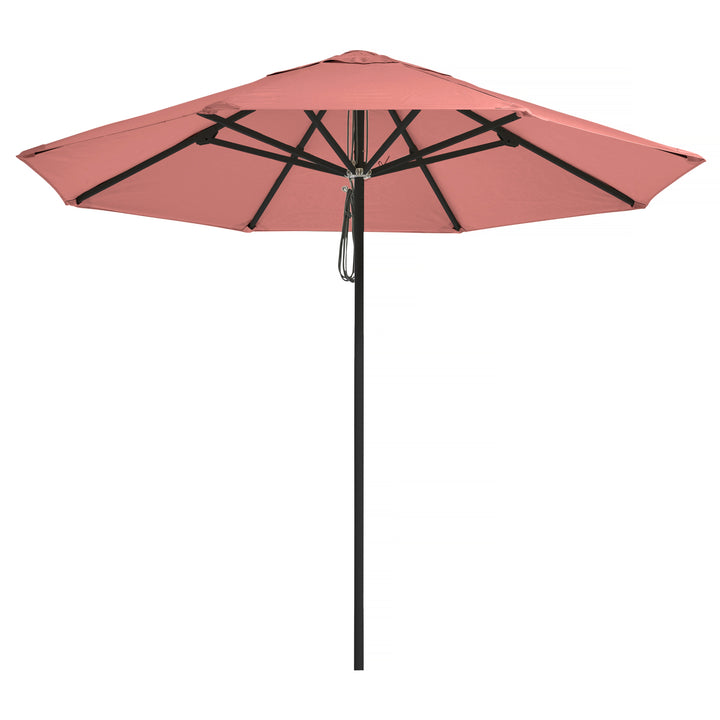 2.8m Sundial Umbrella - Black - Coral