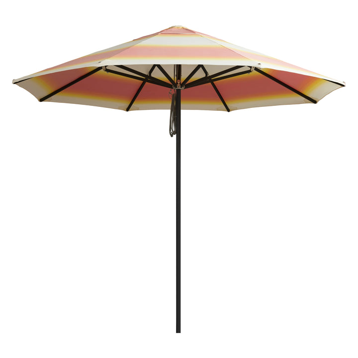 2.8m Sundial Umbrella - Black - Ombre Gelato