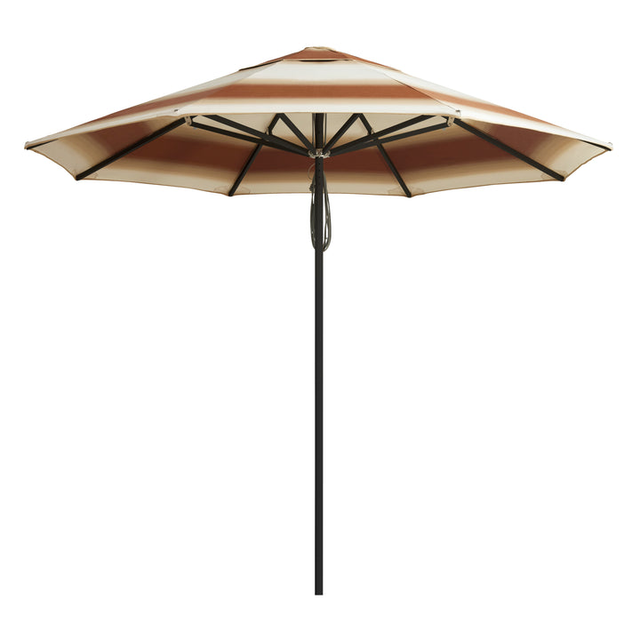 2.8m Sundial Umbrella - Black - Ombre Terra