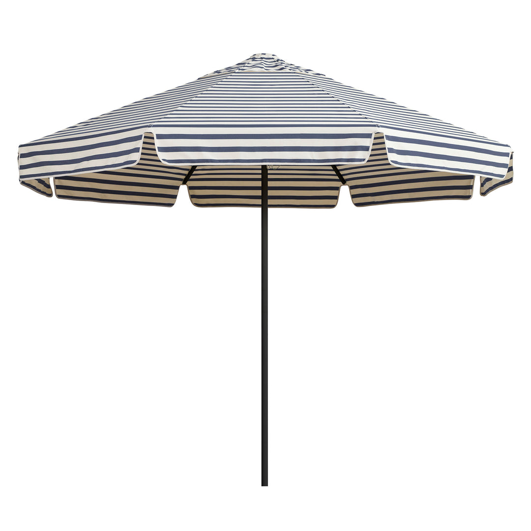 black patio umbrella canada 2.8m Sundial Umbrella - Black - Straight Valance