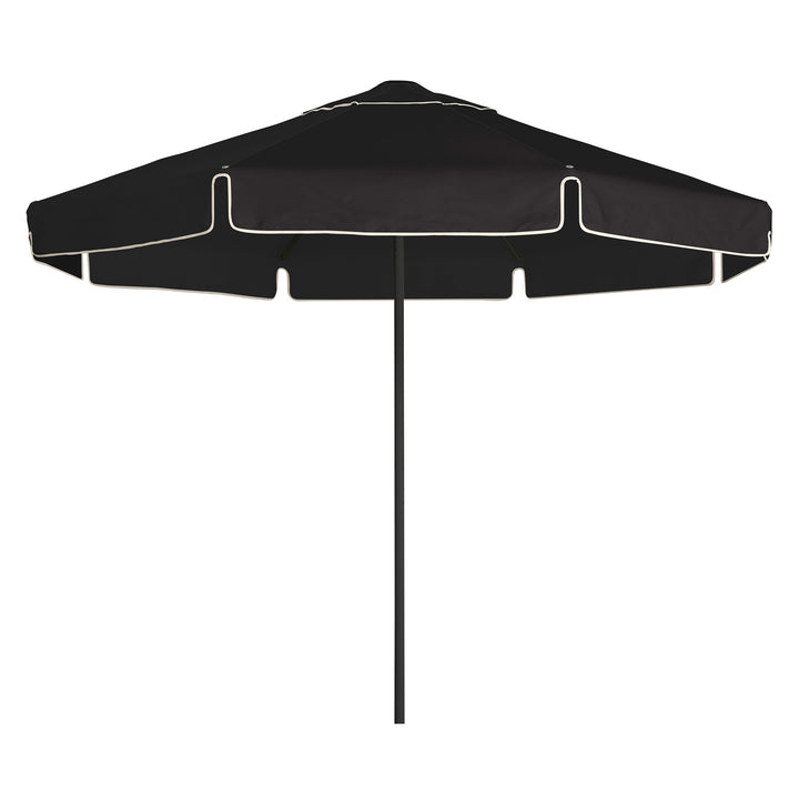 2.8m Sundial Umbrella - Black - Straight Valance - Black