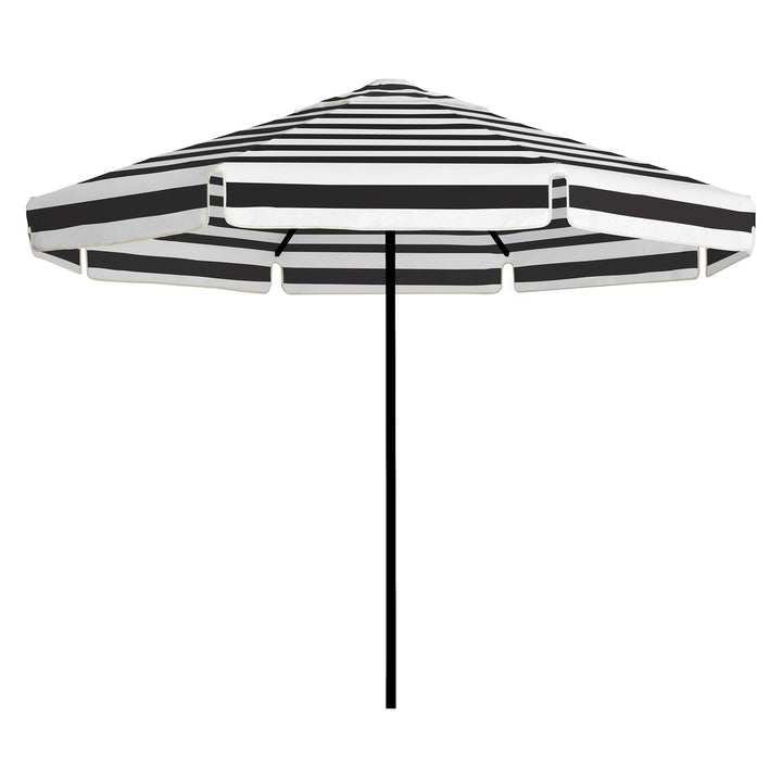 2.8m Sundial Umbrella - Black - Straight Valance - Chaplin