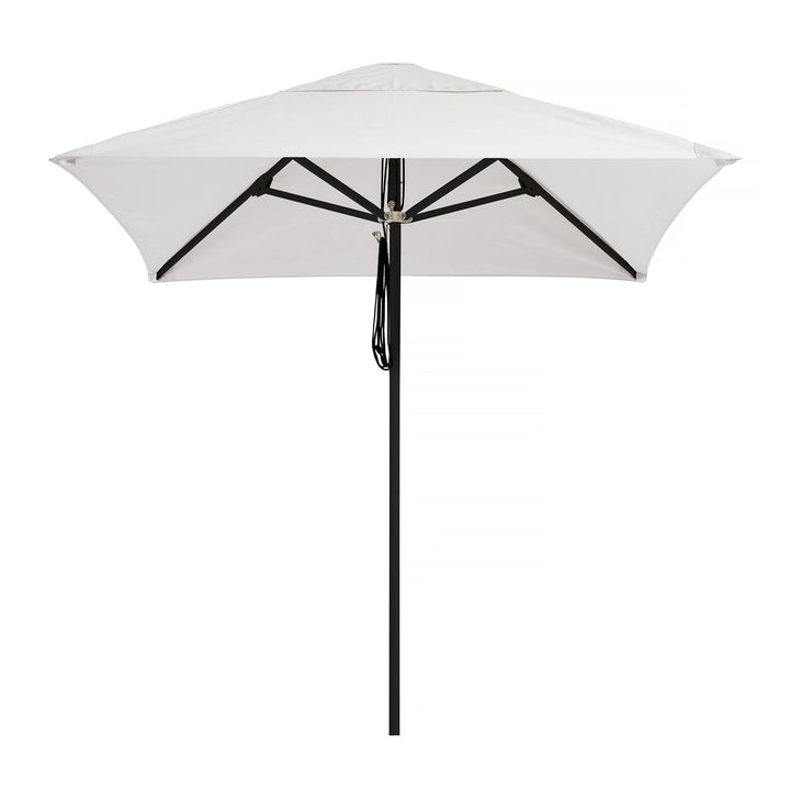 2m Sundial Umbrella - Black - White
