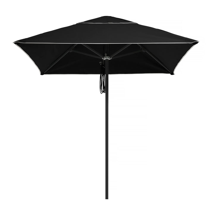 2m Sundial Umbrella - Black - Black