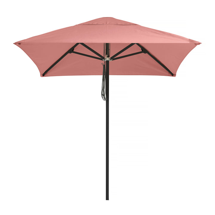 2m Sundial Umbrella - Black - Coral