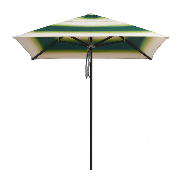 2m Sundial Umbrella - Black - Ombre Forest