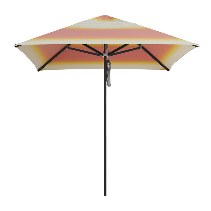2m Sundial Umbrella - Black - Ombre Gelato