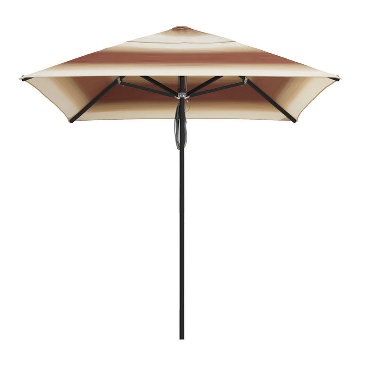2m Sundial Umbrella - Black - Ombre Terra