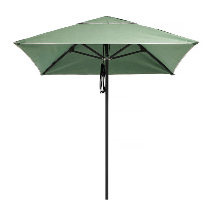 2m Sundial Umbrella - Black - Sage