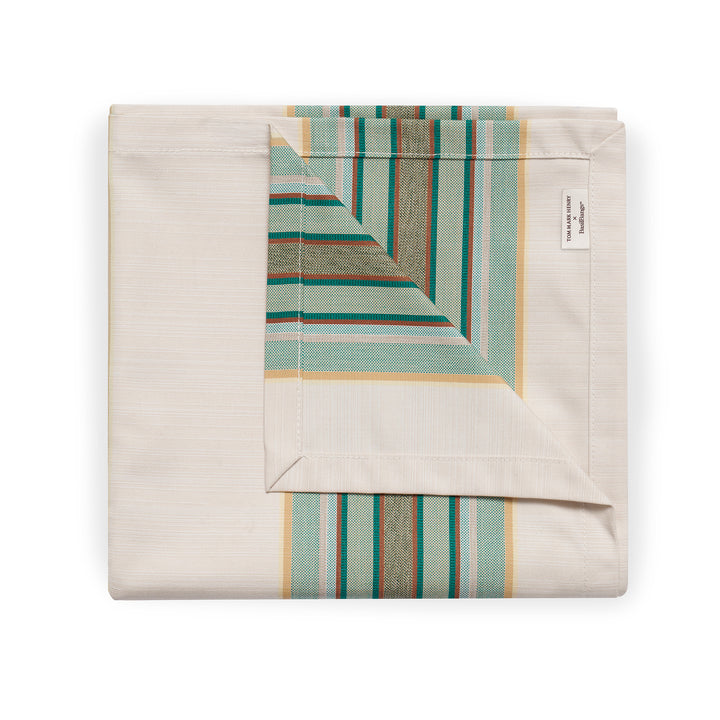 Tablecloth - 350cm - Tailored Stripe - Green/Beige