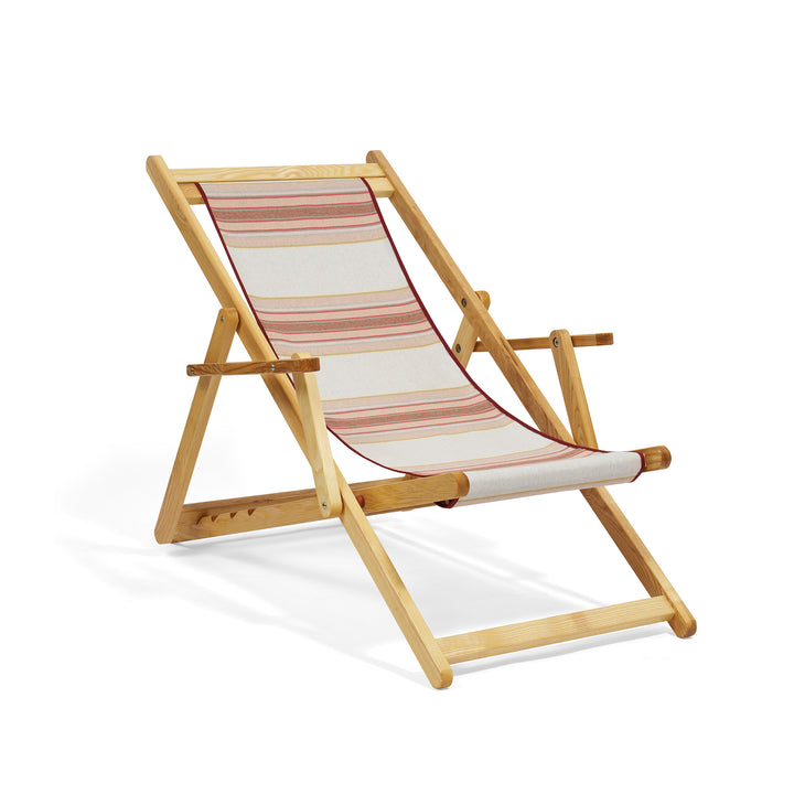 Beppi Sling Chair - Tailored Stripe - Pink/Red