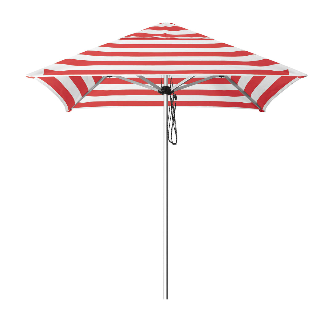 2m Go Large Umbrella - Red Stripe