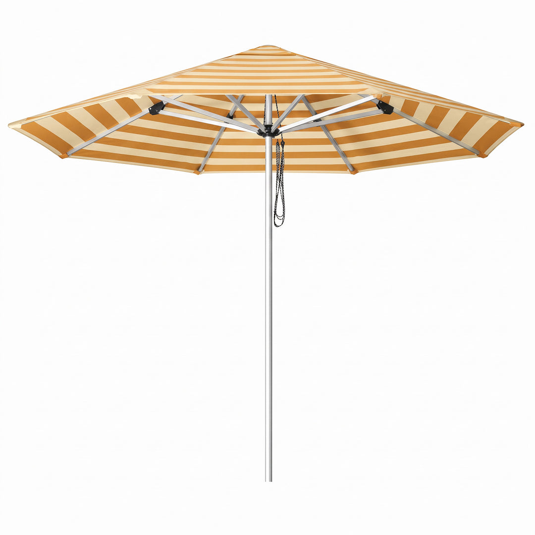 2.8m Go Large Umbrella - Ochre Stripe