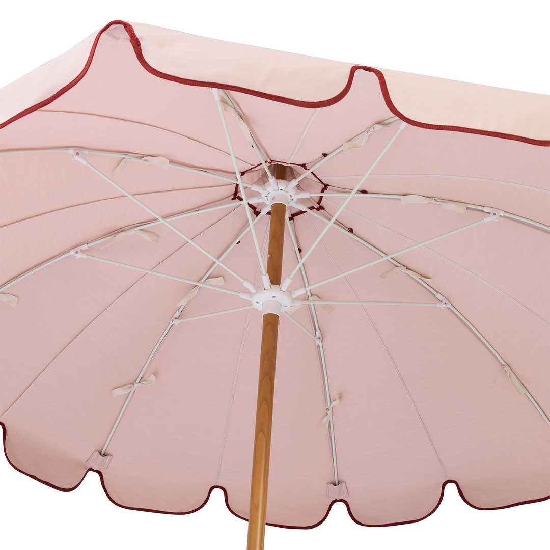 Pagoda Umbrella - Woodgrain - Rosa