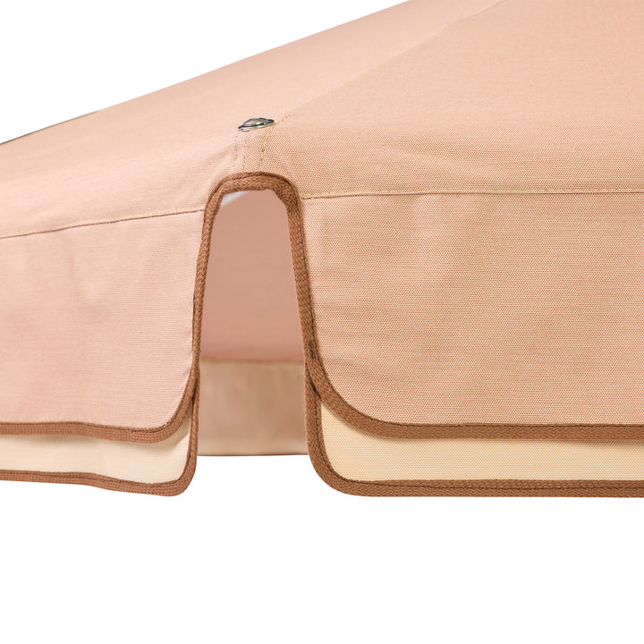 2.8m Double Caspar - Straight Valance - Clay/Cava