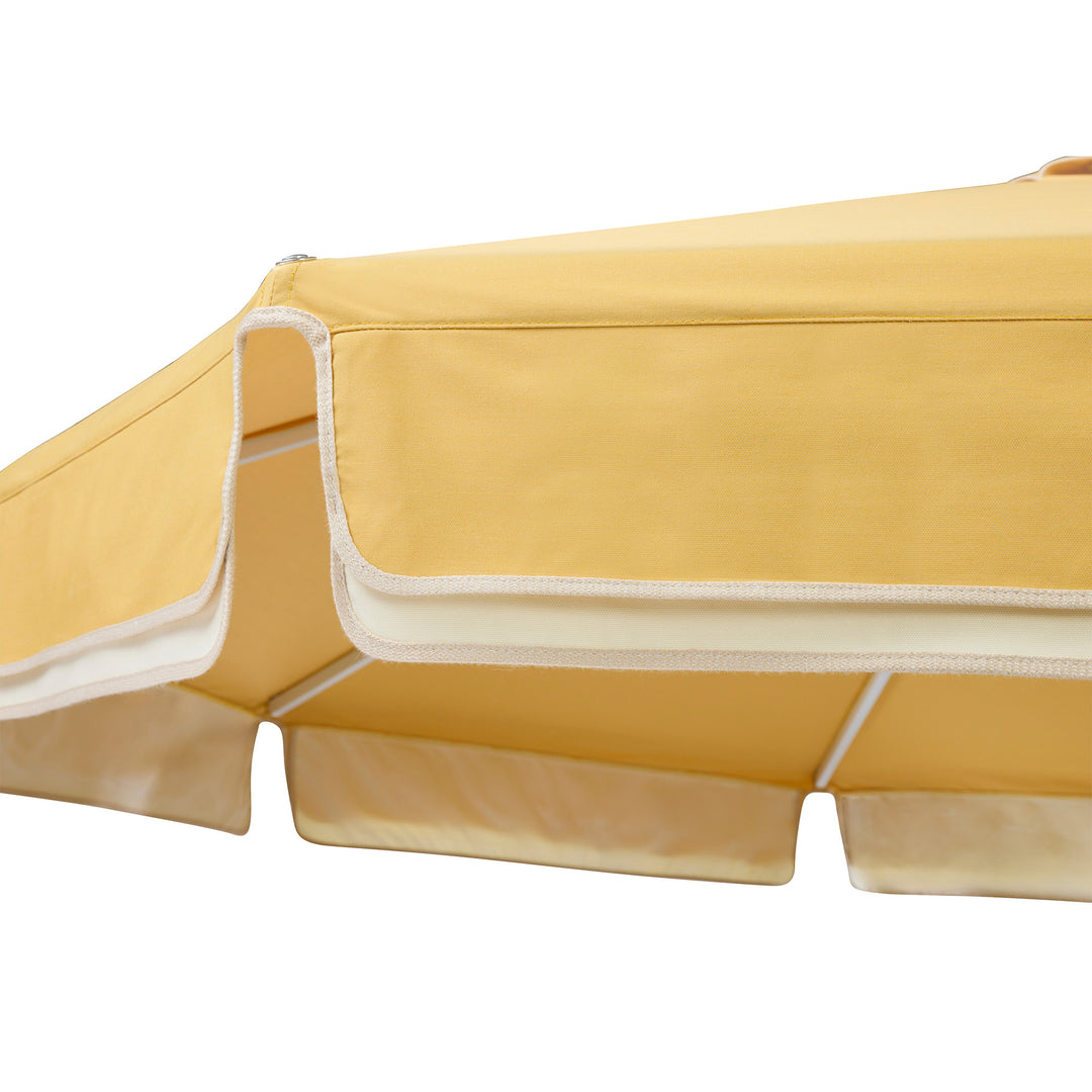 2.8m Double Caspar - Straight Valance - Harvest/Ecru