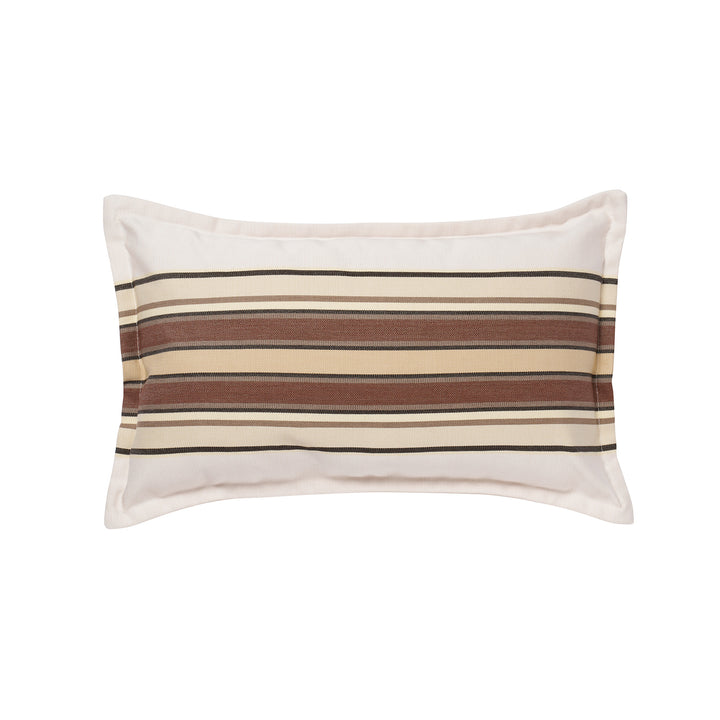 Outdoor Cushion (Cover) - 30x50 - Tailored Stripe - Brown