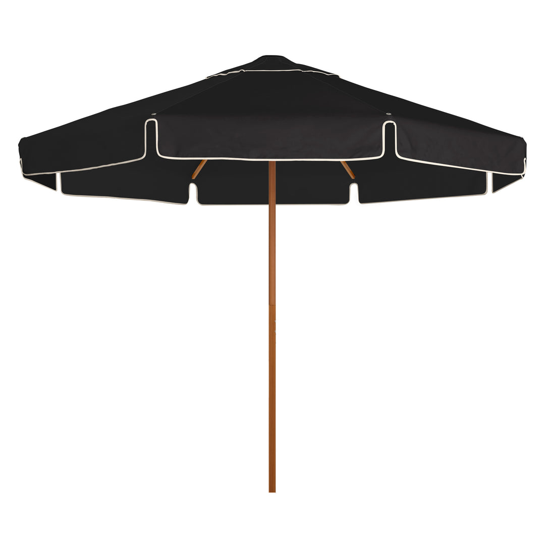 2.8m Sundial+ Umbrella - Straight Valance - Black