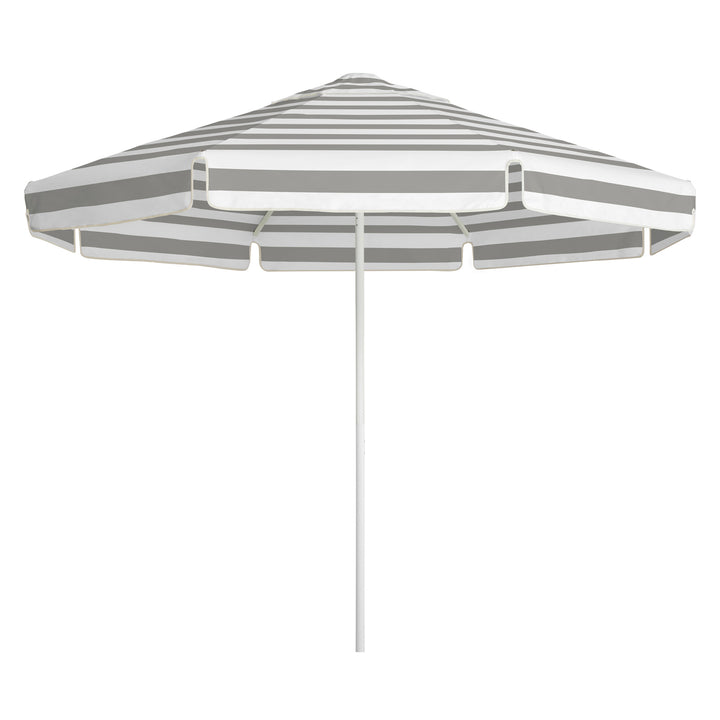 2.8m Sundial Umbrella - White - Straight Valance - Cadet