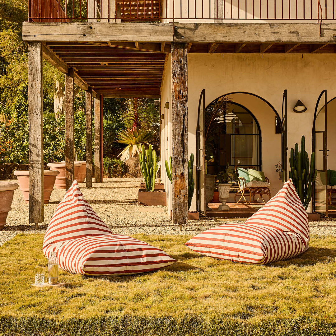 Bean Bag - Amore Stripe Chestnut
