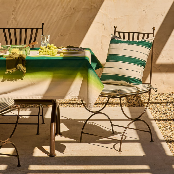 Outdoor Cushion (Cover) - 50x50 - Al Mare Stripe Forest