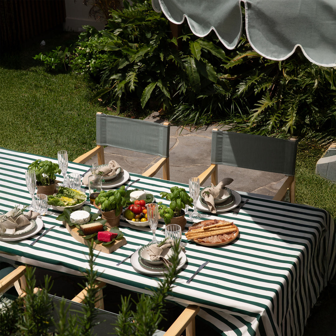 Tablecloth - 350cm - Amore Stripe Forest
