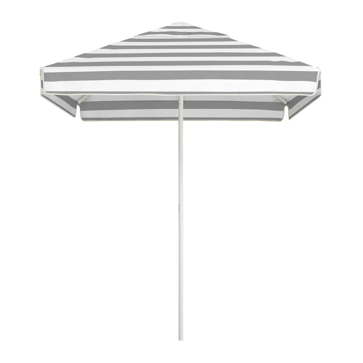 2m Sundial Umbrella - White - Straight Valance - Cadet