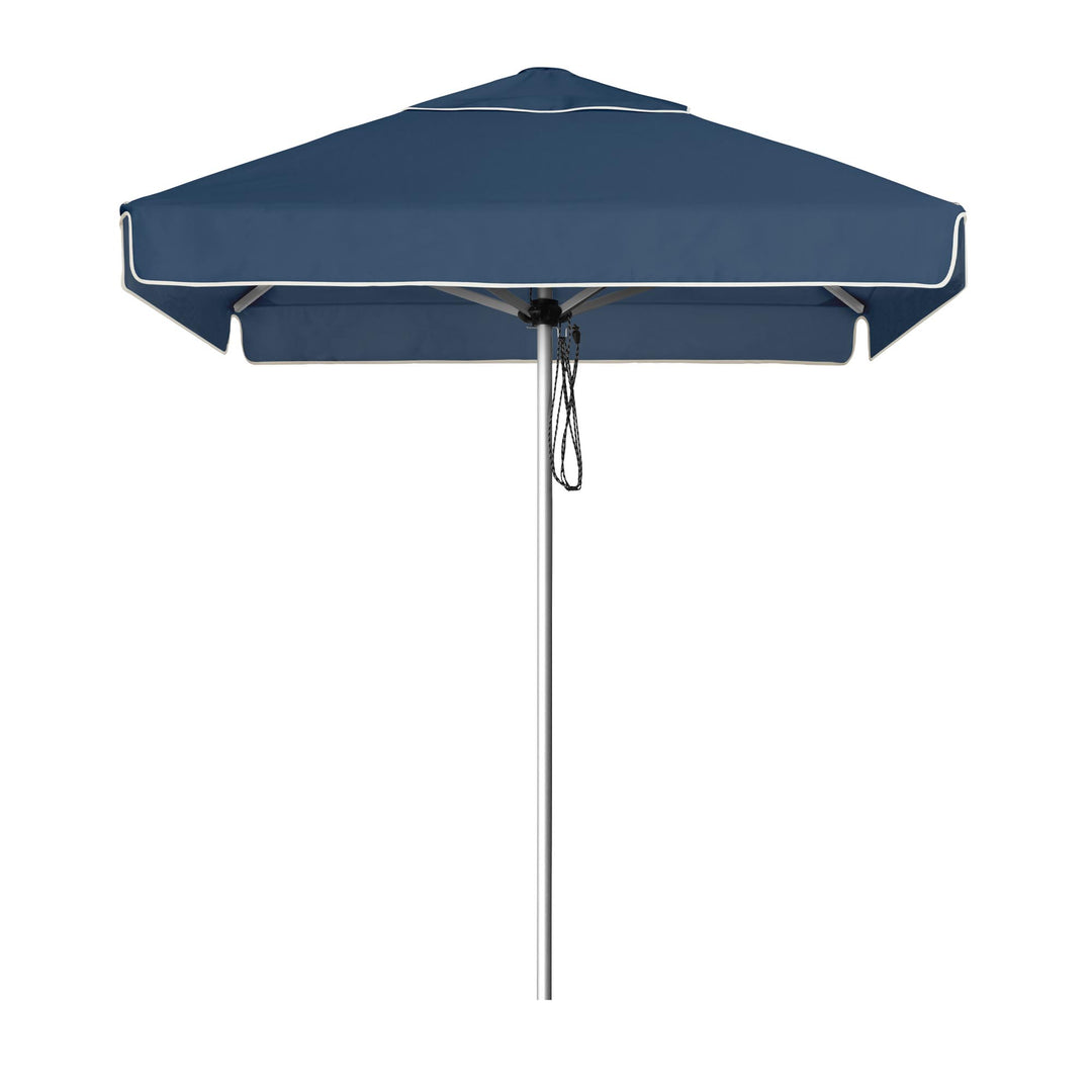 Basil Bangs Go Large Umbrella, a Steel Blue, engineer-certified, wind-rated patio umbrella with a reinforced aluminium frame for commercial and residential use.