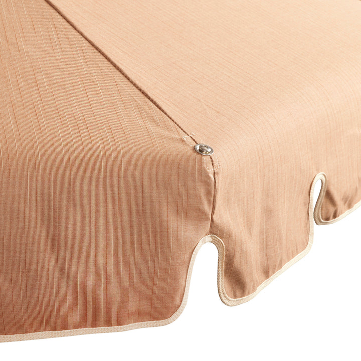 2.8m Caspar Keyhole Valance - Linen Terra