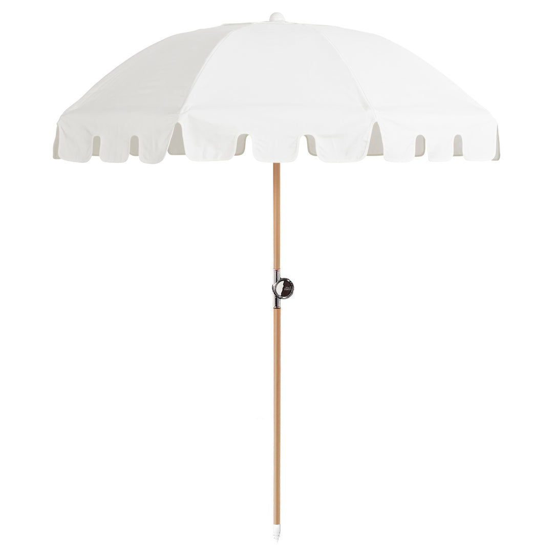 Luxury Parasol - White