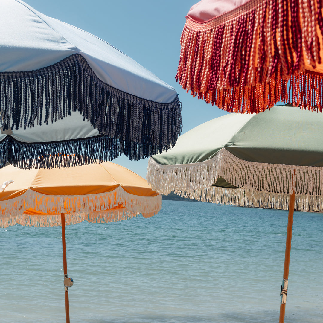 Premium Beach Umbrella - Light Pink