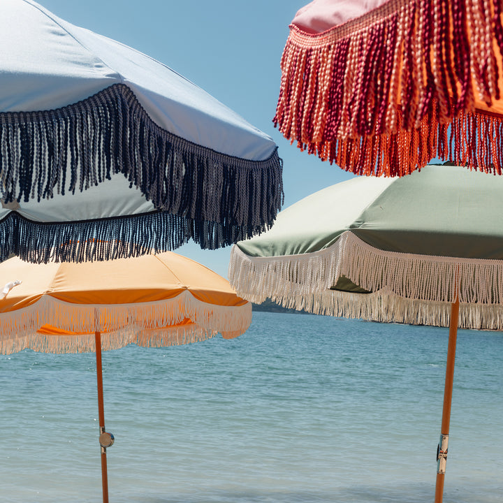 Premium Beach Umbrella - Light Pink
