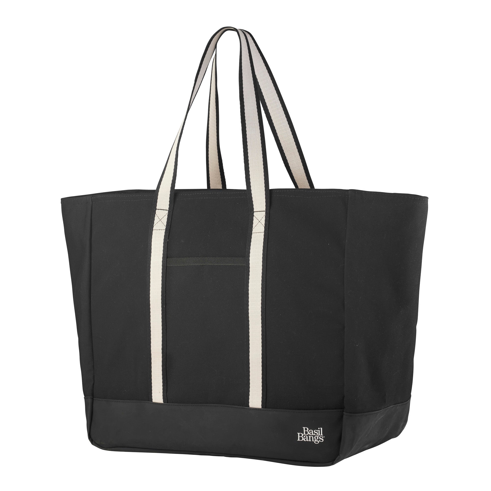 The Weekend Beach Bag - Black – Basil Bangs